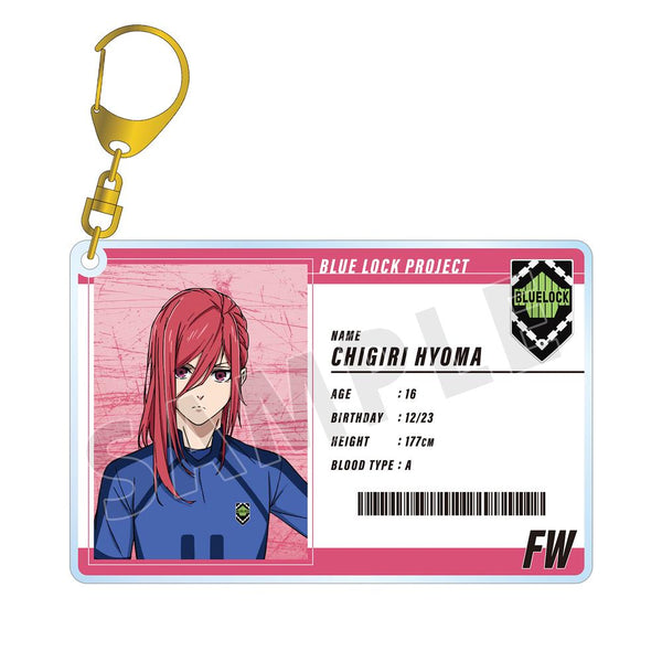 『ブルーロック』千切 豹馬 選手カード風BIGアクリルキーホルダー【202510再販】